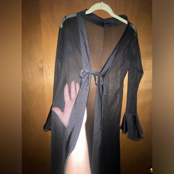 Long Sheer Robe - Picture 4 of 7